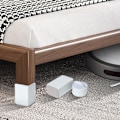 Miniatyrbillede 4 af 5: 4 stk. Hjemmepleje Bordhøjdeforhøjer Fodpuder Slidstærke Møbelgulvbeskyttelsespuder Kaffebord Sofa Seng Anti-slip Benpuder Hvid Kvadrat White Square