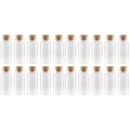 Miniatyrbillede 1 af 2: 300 stk. DIY Kork Glasflaske Materialer Små Transparente Opbevaringsbeholdere 200 stk 3,5x1,6x1,6 cm 200 pcs 3.5x1.6x1.6cm