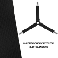 Miniatyrbillede 3 af 5: 4 Styk Justerbare Elastiske Sengelinnedklemmer Trekant, Justerbar Sengelinnedklemme Rem Justerbar Sengelinnedholder Til Sengelinned, Sofa Og Mere 4stk Sort
