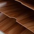 Miniatyrbillede 3 af 5: Træ Kontor Skrivebordsarrangør DIY Dokument Fil Stativ Multifunktionelt Skrivebordstilbehør Opbevaring Magasin