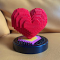 Miniatyrbillede 3 af 5: Mikro Byggeklodser Sæt, DIY 3D Mini Byggeklodser, 778 Stykker (Kærlighed)