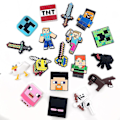 Pikkukuva 2 / 5: 18 kpl Minecraft Kenkäkoristeita, Croc Clog Kenkien Koristelu Lapsille Aikuisille {HH}_RY