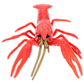 Miniatyrbillede 1 af 3: Havdyr Legetøj Kunstig Hummer Model Havdyr Figurer Hummer Skulptur Rød 11.5X8X3CM Red 11.5X8X3CM