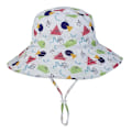 Pikkukuva 1 / 5: Vauvan aurinkolippis Kesä Ranta Upf 50+ Auringonsuojaus Vauvan Poikien Lippikset Taaperon Aurinkolippikset Lakki Vauvan Tytölle Lapselle Bucket HatMRED TRIANGLE M RED TRIANGLE