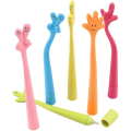 Miniatyrbillede 1 af 5: Sjove, bøjelige håndtegn kuglepenne til studerende gaver 0,5 mm sort blæk (18 stk) (a-1b)24 stk 24 pieces