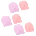 Pikkukuva 3 / 4: 6 kpl Meikkisiveltimen Puhdistaja Meikkisiveltimen Pidike Meikkisiveltimen Suojus Kosmetiikkasiveltimet Suojaava Sivellin Pink 5.8X4.9CM