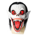 Miniatyrbilde 3 av 4: Halloween Vampyrmaske Skummel Zombiemaske med Hår Latex Helmaske for Halloweenkostyme