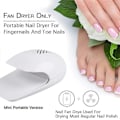 Miniatyrbild 4 av 5: Nagellacksfläkt för Vanligt Nagellack, Portabel Nageltork Nagellackskonst Maskin Snabbtorkande Nagellack Gel Naglar