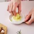 Miniatyrbillede 4 af 5: Avanceret Keramisk Rivjern til Ingefær, Hvidløg og Løg Keramisk Hvidløgsknuser Manuel slibeskive