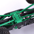 Pikkukuva 3 / 5: Yhteensopiva Axial Scx24 90081 1/24 Rc Crawler -auton kanssa, Metallivaihteiston kiinnityslevy, Vaihteiston pidike, Liukulauta U
