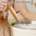 Miniatyrbilde 5 av 5: Deigmikser i rustfritt stål - Oppgradert fire-rings visp for enkel baking