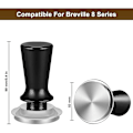 Miniatyrbild 3 av 4: 53mm Kalibrerad Espresso-Kaffetamper med Fjäderbelastad Positionsbegränsad Design Konstant Tryck