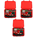 Pikkukuva 2 / 2: 3 Sarjaa Luovia Joulujuna Leikkikalua Sähköinen Rata-auto Sähköjuna Leikkikalua 3 Sarjaa 26X20.5CM 3 Sets 26X20.5CM