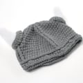 Miniatyrbild 1 av 5: Baby Stickad Hatt för Spädbarn, Mjuk Barnmössa (Barnens Tjurhorn)