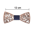 Miniatyrbilde 5 av 5: Klassisk Håndlaget Herre Tre Sløyfe Bowknot Tre Håndlaget Sløyfe Mansjettknapper Corsage Kvadratisk Sjalsett Blå Blue