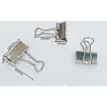 Miniatyrbillede 2 af 2: RYI)Organiser nemt: Ekstra store papirclips, 2,5 cm (48-pak) - Store papirclips til kontorbrug, i elegant sølvfinish