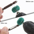 Miniatyrbillede 4 af 4: 80 stk. Slibeskiver Poleringsskiver Brun 2,5 cm Korn 80 150 Korn 240 Korn 300 Korn 80 stk. Til Dremel Rotationsværktøjer