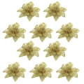 Miniatyrbilde 2 av 5: Julepynt Juletrepynt Jul Simulering Blomst Jul Ornament 10 stk Julegaver