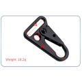 Miniatyrbilde 2 av 5: 12 stk 25mm Forstørret Munn Klips Sling Spenne Olecranon Haken for Nøkkelring Snap Hooks Fjellklatring Spenne
