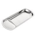 Miniatyrbilde 2 av 3: 1 stk Serveringsbrett i Rustfritt Stål Multifunksjonell Skje Øse Plate For KjøkkenSølv26.5X12X2.5CM Silver 26.5X12X2.5CM