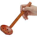 Miniatyrbillede 5 af 5: Træsi Colander Ske Spisebestik med Langt Håndtag Skildpadde Ryg Noodle Ske til Familiemiddag Catering