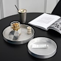 Miniatyrbild 3 av 4: Nordisk Rund Kaffefat Snacks Smycken Displayfat (L)