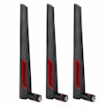 Miniatyrbillede 1 af 5: 3 stk. Dual Band Router Antenne Router Adapter Antenne Høj Forøgelse Omnidirektionel Netværkskort Antenne Fit