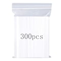 Miniatyrbillede 1 af 5: Genlukkelige Plastikposer, Klar, Stærke, Tykke og Holdbare Genanvendelige Zip-Låsposer, Ziplock-poser, Lock Lock, 13*19cm 10 stk. 300 stk.