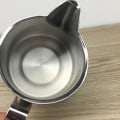 Miniatyrbilde 2 av 4: Melkekanne i rustfritt stål, melke-/kaffe-kremkanne, melkeskummerkanne, 550 ml