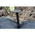 Miniatyrbillede 4 af 4: 50 stk. 20 cm Sorte Spidse Gulvspiger Gulvdugspiger Græsdug Gulvspiger Solsejl Netspiger
