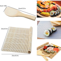 Miniatyrbilde 2 av 5: Bambus Sushi Matte - Sushimatte i Bambus - Sushi DIY - Bambusmatte - Bambus Kjøkken for Sushi - 4 Matte, 1 Ris Palette