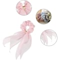 Pikkukuva 3 / 5: Hiusnauha, hiuslenkit naisille ja tytöille, 8 kpl scrunchie kaksikerroksinen rusetti söpö pupunkorva hius scrunchiet