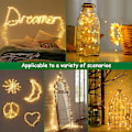 Miniatyrbild 3 av 5: LED-ljusslingor, 12-pack 20 LED 2m Kopparljusslingor, Batteridrivna Ljusslingor, Varmvitt Atmosfäriskt Ljus, Mini Batteridrivna LED-ljusslingor