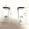 Miniatyrbild 2 av 5: Badrumsvaskavlopp Universell Sänkkork för Handfat Bidet Höjdjusterbar Kalkavvisande Stoppkork Höjdjusterbar Chr