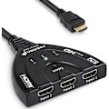 Pikkukuva 1 / 5: 3-port HDMI-kytkin Full HD 1080p:lla ja kierteisellä kaapelilla
