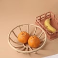 Miniatyrbillede 2 af 4: Harpiks Hult Frugtbakke Hjem Stue Skrivebord Plade Skål Håndværk -c