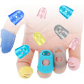 Miniatyrbild 5 av 5: 20 stycken fingertoppsskydd i silikon, 5 storlekar, fingertoppsskydd, fingertoppsskydd, fingertoppsskydd för gitarrspel, pappersarbete