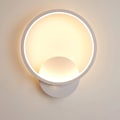 Miniatyrbillede 1 af 4: Indendørs LED Vægskinne 13W Rund Vægslampe Varmt Hvid 3000K Moderne til Soveværelse Stue Trappegang Gang AC 220V [Energiklasse