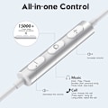 Miniatyrbild 4 av 5: USB-C Hörlurar för Samsung Galaxy S23 Ultra S22 S21 FE S20 A53 A54 USB-C Hörlurar Vit_RY
