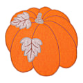 Miniatyrbild 5 av 5: Halloween-Duk Set om 4, Pumpor för Hemmaträdgård Höst Thanksgiving Bordsprydnad