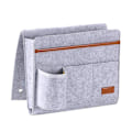 Miniatyrbillede 2 af 3: Filtsofa Armlæn Caddy Organizer Praktisk Sofa Sengeside Stolholder Lysegrå 31X28cm Light Grey 31X28cm