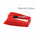 Miniatyrbilde 2 av 5: 2 stk platespiller nål, diamant stift erstatning for platespiller, LP, fonograf rubin platespiller nål platespiller