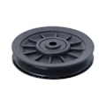 Pikkukuva 2 / 2: 2 kpl Rulla-laakerit Yhdistelmähihnapyörä Kiinteä hihnapyörä Vaihtohihnapyörä Kaapelin hihnapyörä Rullat Musta 10 Black 10.5X10.5X2.5CM