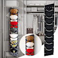 Miniatyrbillede 1 af 5: Baseball Cap Display Rack, Dør Bagvæg Non-woven Stor Hængende Hat Opbevaringspose Enkelt Række Single Row