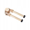 Miniatyrbillede 5 af 5: 360 Graders Rotation V8 Metal Taktisk Tripod Tilbageklappelig To-Benet Kamera Mount Bipod