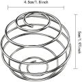 Miniatyrbilde 2 av 4: 4 stk 304 rustfritt stål flaske mikserball, protein shaker ball wire visp ball