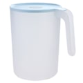 Miniatyrbillede 2 af 3: 1 stk. 2000ml Plastik Vandkande Varmebestandig Kold Vandkande Saftkande Med Håndtag (blå) Blå 19X18.7CM Blue 19X18.7CM