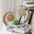 Miniatyrbilde 3 av 5: LED-lys Stjerne Epler Glassform Dekorasjon Lys Julepynt Sfærisk Batteri Varmt Hvit Warm White Spherical Battery