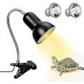 Miniatyrbillede 3 af 5: Reptil Varme Pære, Pærer Til Skildpadde Varmelampe Halogen Solplads Pære Til Akvarium Reptil Firben Skildpadder Slanger (2 stk, Sølv)