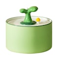 Miniatyrbillede 1 af 3: Automatisk Vandskål Hvalpe Vanddispenser Hundevandfontæne Hundedrikkefontæne Kæledyrs Drikke Skål Green 20X20cm